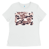 White milky camouflage Ladies Tee - BarkalooDesign