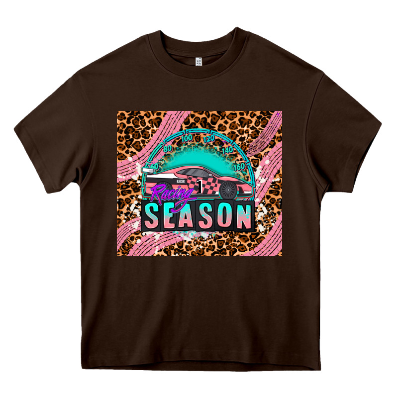 Pink Racing Car Heavy Core Tee by AdoDesignShop | Teevron