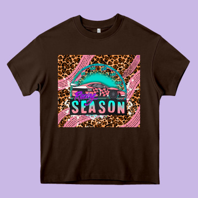 Pink Racing Car Heavy Core Tee Designed By Adodesignshop