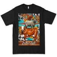 Black Western Farm Life Premium Tee - LillyAllenDesigns