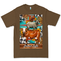 Cacao Western Farm Life Premium Tee - LillyAllenDesigns