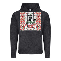 Vintage Black sweet but twisted does that make me a candy cane Vintage Hoodie - MaliasSmallBusiness