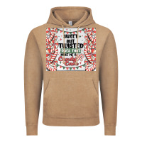 Vintage Coffee sweet but twisted does that make me a candy cane Vintage Hoodie - MaliasSmallBusiness