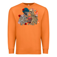 Carrot Skeleton couple Valentine's Day Premium Sweatshirt - FaDigitalArtStudio