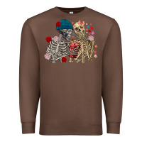 Chestnut Skeleton couple Valentine's Day Premium Sweatshirt - FaDigitalArtStudio