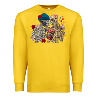 Lemon Skeleton couple Valentine's Day Premium Sweatshirt - FaDigitalArtStudio