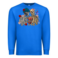 True Royal Skeleton couple Valentine's Day Premium Sweatshirt - FaDigitalArtStudio