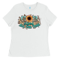 White god is good all the time Ladies Tee - NancyCooperArtShop