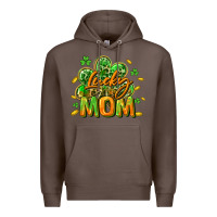 Coffee Lucky Mom  St. Patrick's Day Premium Hoodie - CowGirlArtShop