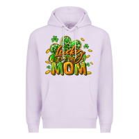 Lilac Lucky Mom  St. Patrick's Day Premium Hoodie - CowGirlArtShop