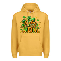 Mustard Lucky Mom  St. Patrick's Day Premium Hoodie - CowGirlArtShop