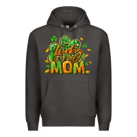 Smoke Lucky Mom  St. Patrick's Day Premium Hoodie - CowGirlArtShop