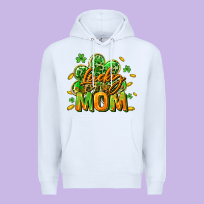 Lucky Mom  St. Patrick's Day Premium Hoodie Designed By Cowgirlartshop