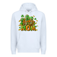 White Lucky Mom  St. Patrick's Day Premium Hoodie - CowGirlArtShop
