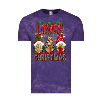 Cloud Purple Just a girl who loves Christmas Vintage Tee - NancyCooperArtShop