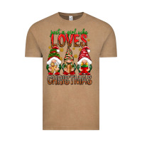 Vintage Coffee Just a girl who loves Christmas Vintage Tee - NancyCooperArtShop