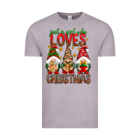 Vintage Zinc Just a girl who loves Christmas Vintage Tee - NancyCooperArtShop