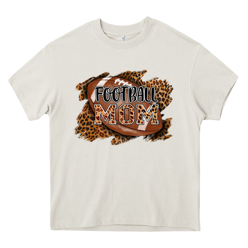 Football Mom Heavy Core Tee by AdoDesignShop | Teevron