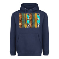 Navy western brushstrokes Heavyweight Hoodie - OliviaCreatesArt