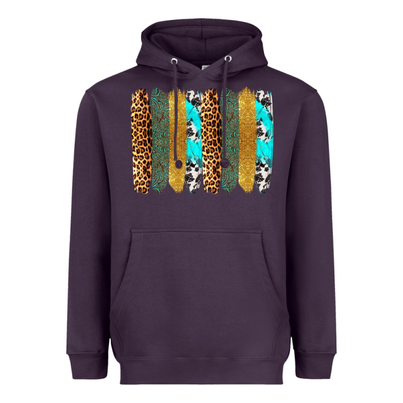 Western Brushstrokes Heavyweight Hoodie by OliviaCreatesArt | Teevron