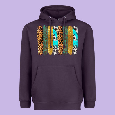 Western Brushstrokes Heavyweight Hoodie Designed By Oliviacreatesart