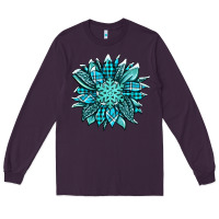 Plum winter sunflower Long Sleeve Tee - Jasminsmagicworld