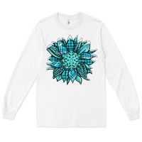 White winter sunflower Long Sleeve Tee - Jasminsmagicworld