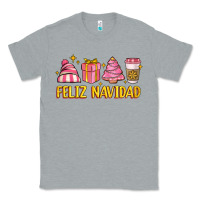 Heather Grey feliz navidad Classic Tee - MaliasSmallBusiness