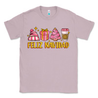 Lilac feliz navidad Classic Tee - MaliasSmallBusiness