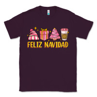 Plum feliz navidad Classic Tee - MaliasSmallBusiness