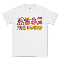 White feliz navidad Classic Tee - MaliasSmallBusiness