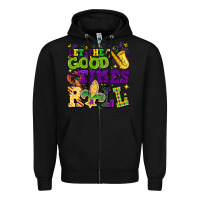 Black let the good times roll Zipper Hoodie - CowGirlArtShop