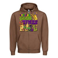 Chestnut let the good times roll Zipper Hoodie - CowGirlArtShop