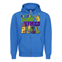 True Royal let the good times roll Zipper Hoodie - CowGirlArtShop