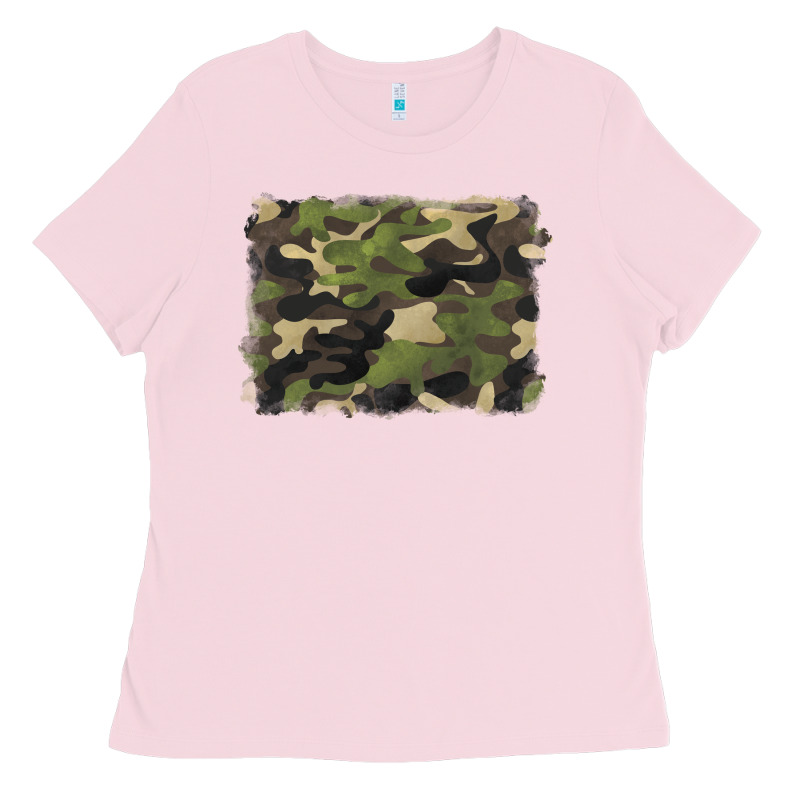 Camouflage Background Ladies Tee by BarkalooDesign | Teevron