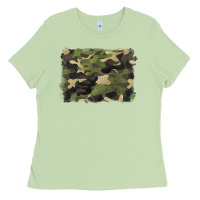 Matcha camouflage background Ladies Tee - BarkalooDesign