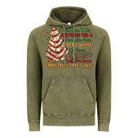 Vintage Olive sketchy stuff for some christmas tree cakes Vintage Hoodie - MaliasSmallBusiness