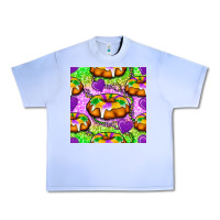 Grape Ice Mardi Gras king cake seamless pattern Urban Heavy Tee - BundleAndBundleShop
