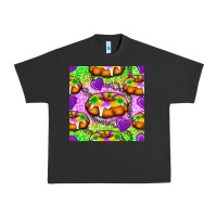 Pigment Black Mardi Gras king cake seamless pattern Urban Heavy Tee - BundleAndBundleShop
