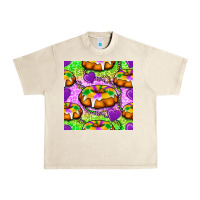 Sandshell Mardi Gras king cake seamless pattern Urban Heavy Tee - BundleAndBundleShop