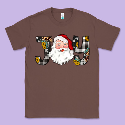 Joy Santa Classic Tee Designed By Jahusdesignshop