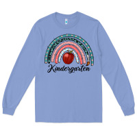 Colony Blue kindergarten rainbow Long Sleeve Tee - RanaPortraitStore