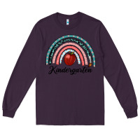 Plum kindergarten rainbow Long Sleeve Tee - RanaPortraitStore