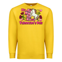 Lemon My first Valentine's Day Unicorn Premium Sweatshirt - FaDigitalArtStudio