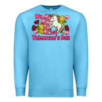 Ocean Blue My first Valentine's Day Unicorn Premium Sweatshirt - FaDigitalArtStudio