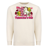 Sandshell My first Valentine's Day Unicorn Premium Sweatshirt - FaDigitalArtStudio