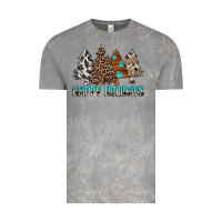 Cloud Rock Happy Holidays Trees Vintage Tee - MaliasSmallBusiness