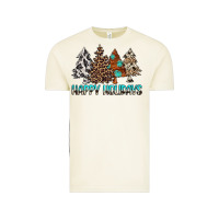 Vintage Arctic Happy Holidays Trees Vintage Tee - MaliasSmallBusiness