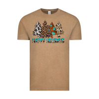 Vintage Coffee Happy Holidays Trees Vintage Tee - MaliasSmallBusiness