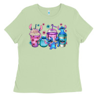 Matcha stitch coffee Ladies Tee - Jasminsmagicworld